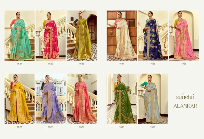 Alankar By Kimora Dola Silk Wedding Wear Saree Wholesale Market In Surat